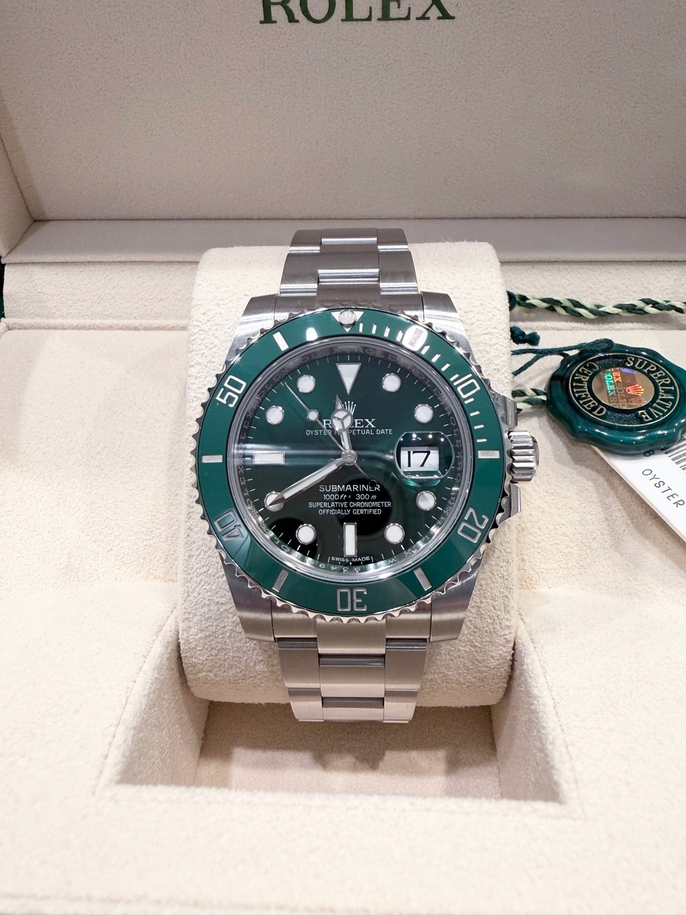 Rolex Submariner Hulk 116610LV